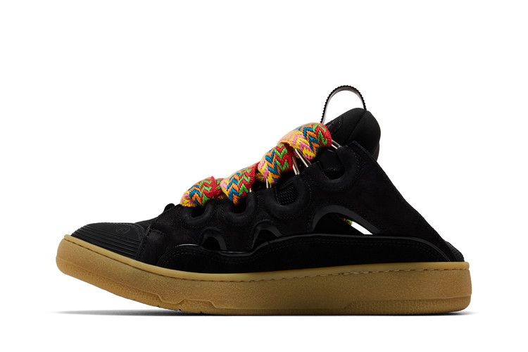 Lanvin Curb Mule 'Black Multi Laces'