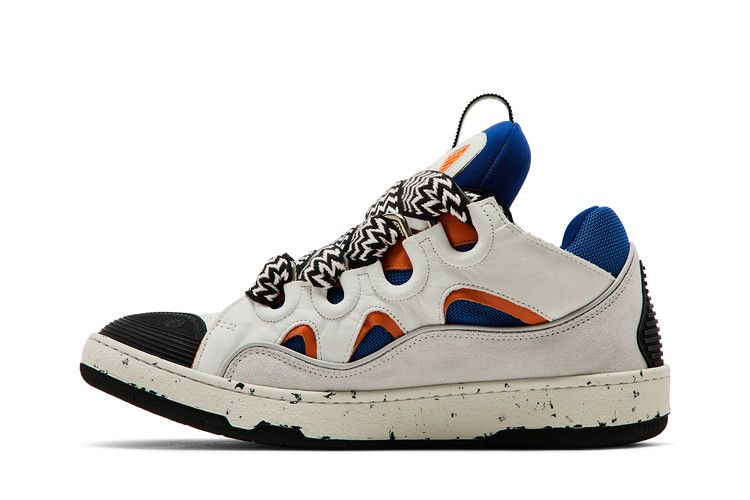 Lanvin Curb Sneakers 'White Blue Orange'