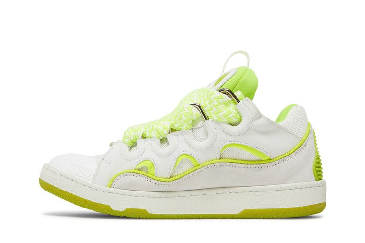 Lanvin Curb Sneakers 'White Fluo Yellow'