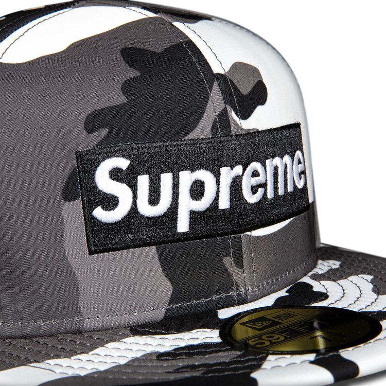 Supreme x WINDSTOPPER Earflap Box Logo New Era 'Snow Camo'
