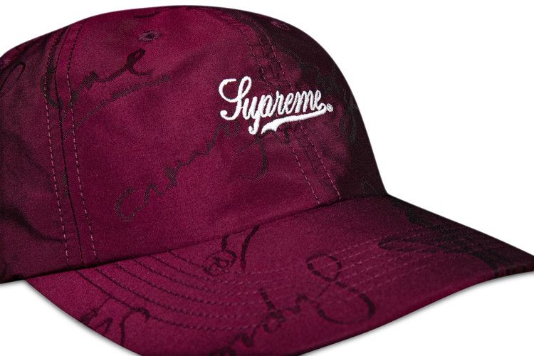 Supreme Script Logos 6-Panel 'Purple'