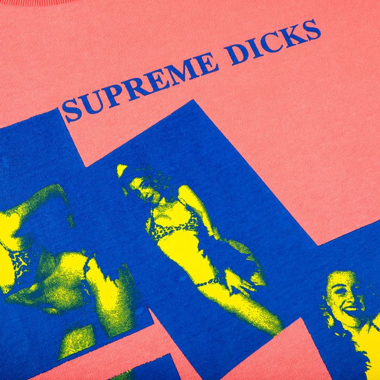 Supreme Dicks Tee 'Bright Coral'