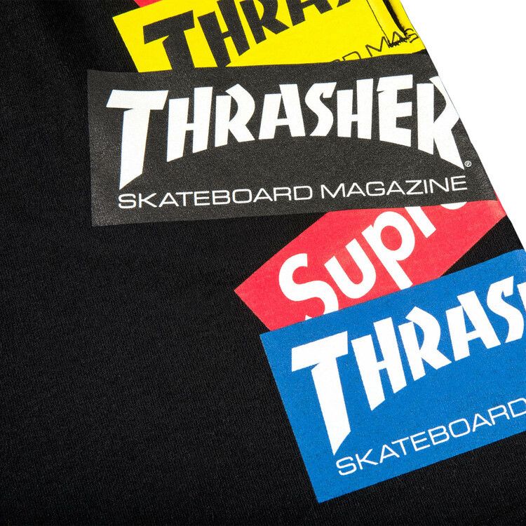 Supreme x Thrasher Multi Logo Sweatshort 'Black'