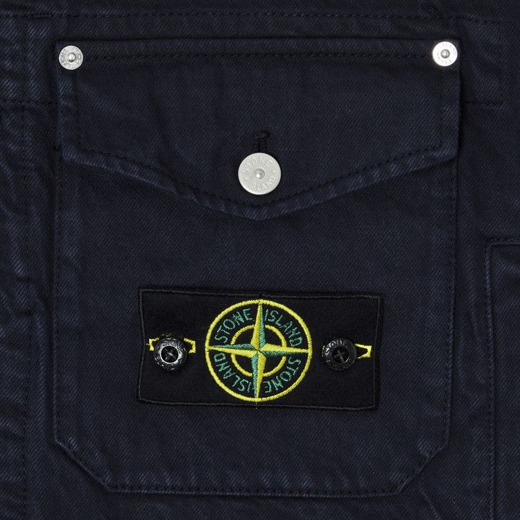 Supreme x Stone Island Denim Trucker Jacket 'Navy'