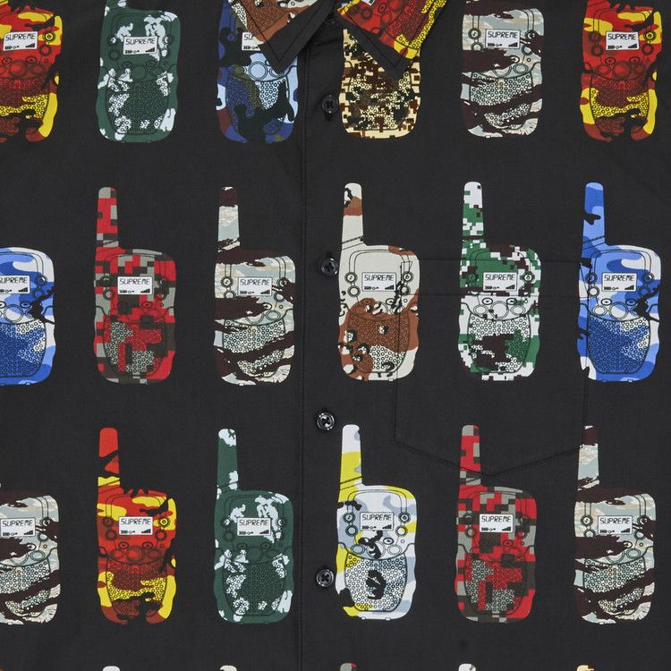 Supreme Walkie Talkie Shirt 'Black'