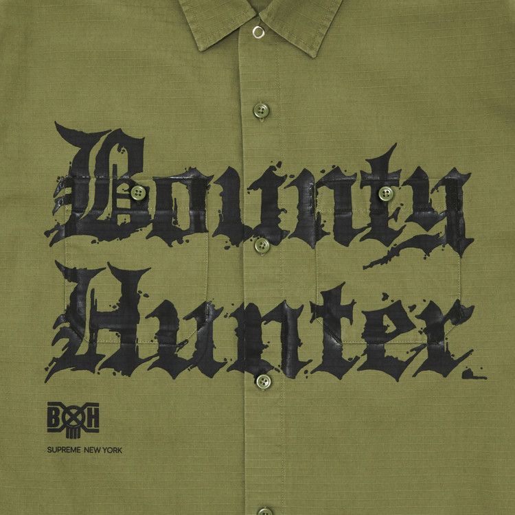 Supreme x Bounty Hunter Ripstop Shirt 'Olive'