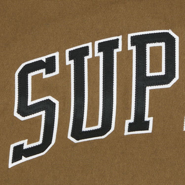 Supreme Sleeve Arc Hooded Sweatshirt 'Dark Khaki'