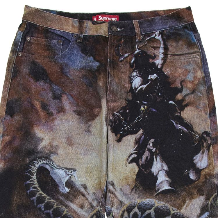 Supreme x Frank Frazetta Loose Fit Jean 'Multicolor'