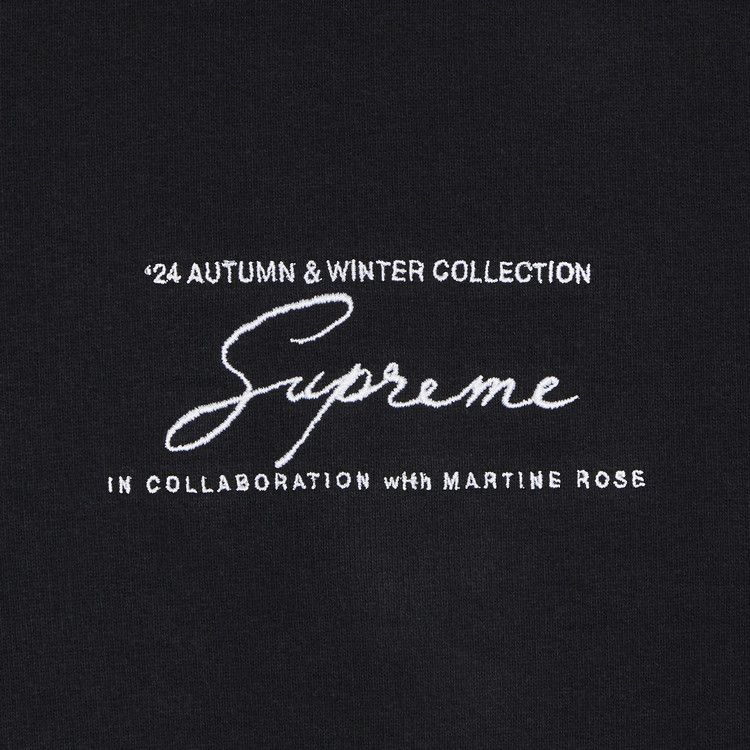 Supreme x Martine Rose Hooded Sweatshirt 'Black'