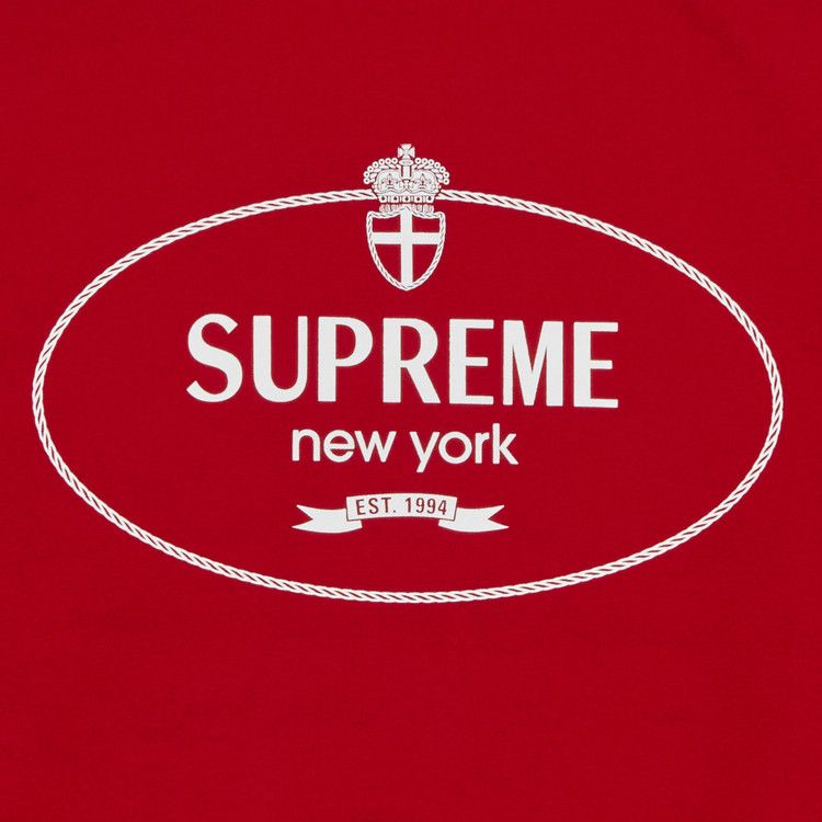 Supreme Crest Crewneck 'Red'