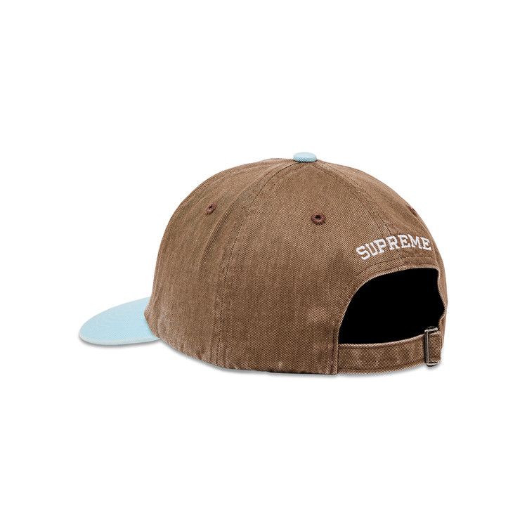 Supreme Pigment Coated 2-Tone S Logo 6-Panel 'Brown'