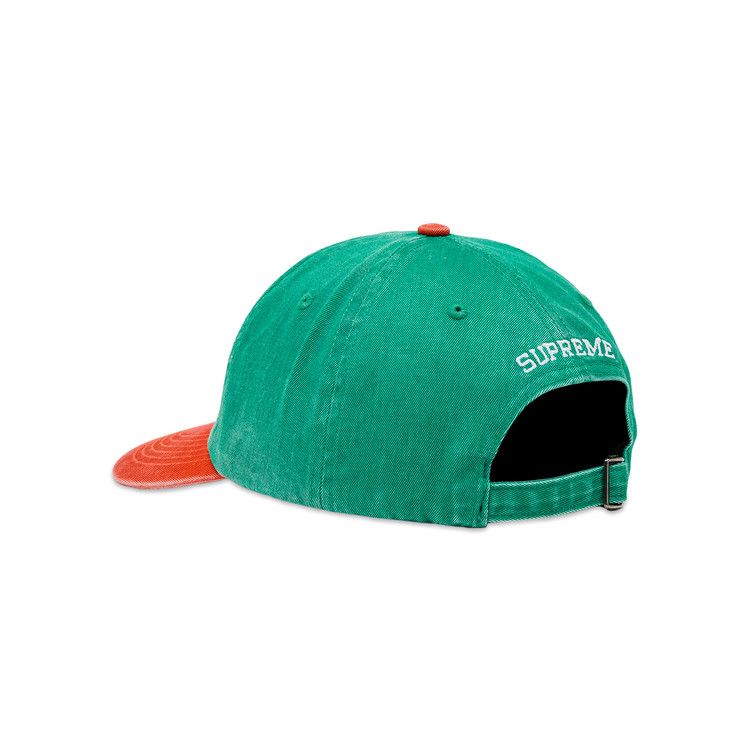 Supreme Pigment Coated 2-Tone S Logo 6-Panel 'Green'
