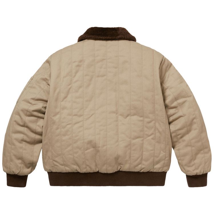 Supreme x Dickies Reversible Quilted Faux Fur Work Jacket 'Tan'