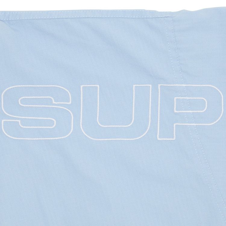 Supreme Spellout Embroidered Ripstop Track Jacket 'Light Blue'