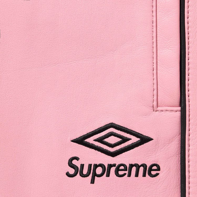 Supreme x Umbro Leather Track Pant 'Pink'