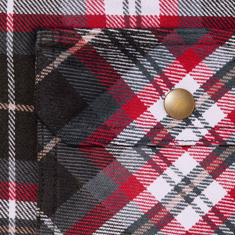 Supreme x Dickies Lined Zip Up Hooded Flannel Shirt 'Black'