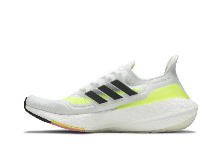 adidas UltraBoost 21 'White Solar Yellow'