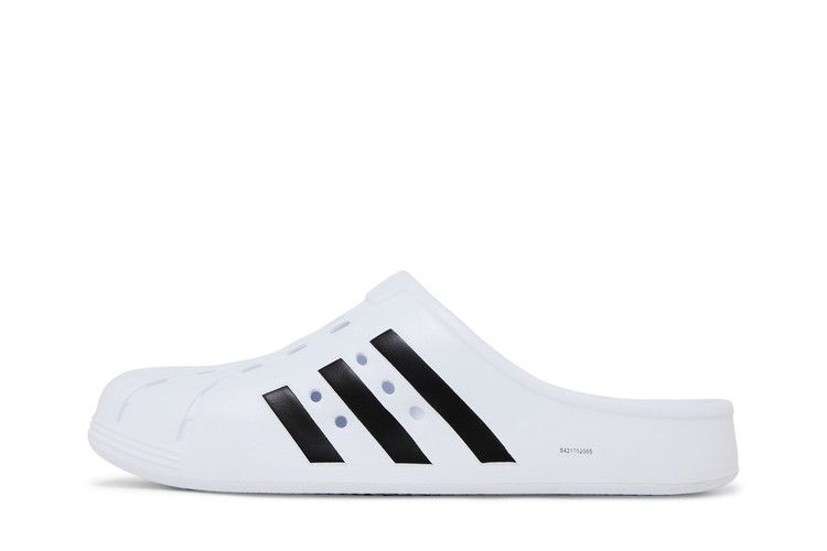 adidas Adilette Clog 'White Black'