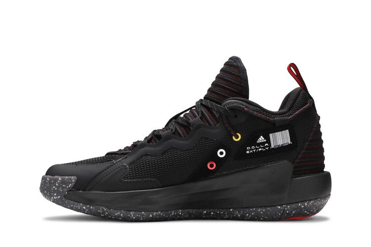 adidas Dame 7 'EXTPLY - Opponent Advisory - Black Vivid Red'