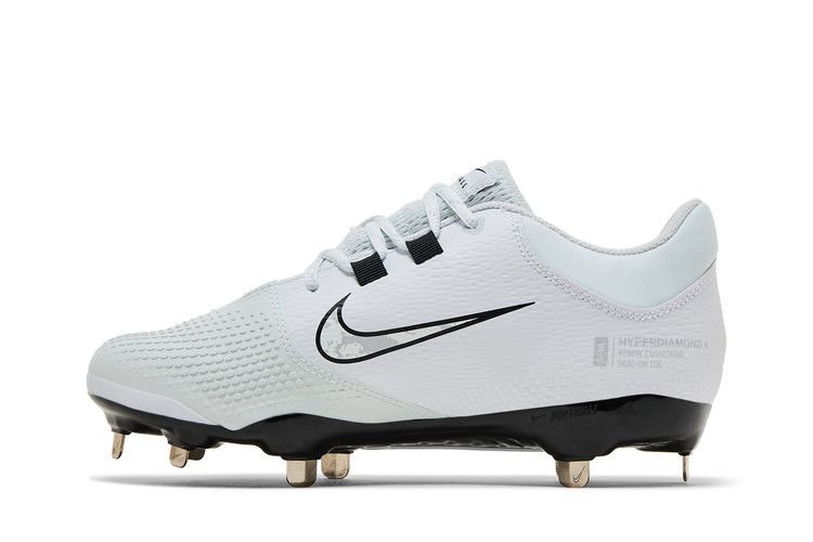 Nike Wmns Hyperdiamond 4 Pro 'White Black Wolf Grey'
