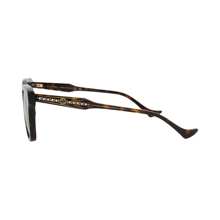 Gucci Cat Eye Sunglasses 'Havana/Green'