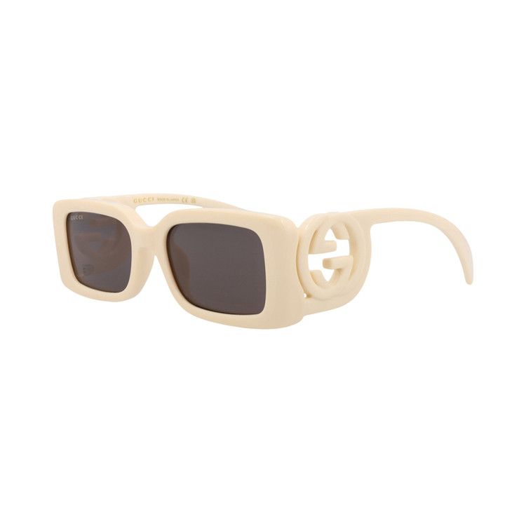 Gucci Square Sunglasses 'Ivory/Grey'