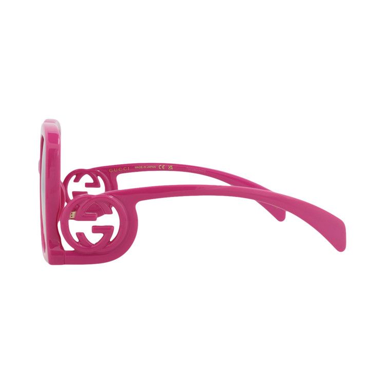 Gucci Square Injection Sunglasses 'Fuchsia/Violet'