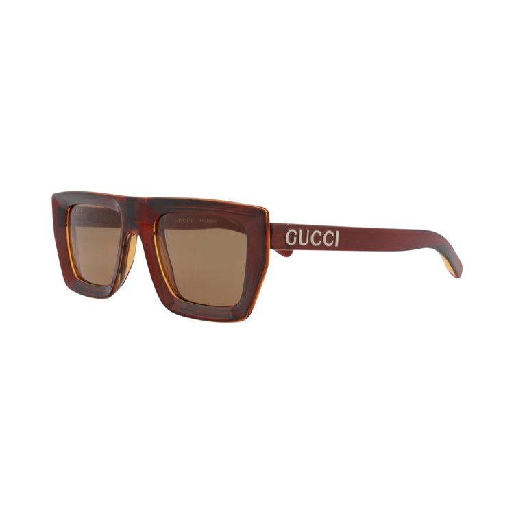Gucci Square Sunglasses 'Brown'