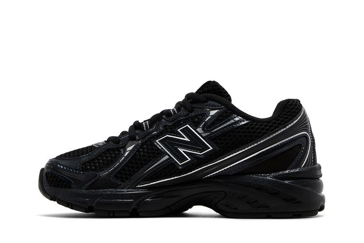 New Balance 740 Big Kid 'Black Silver Metallic'