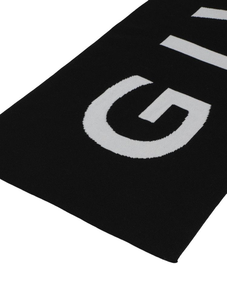 Givenchy Jacquard Logo Scarf 'Black/White'