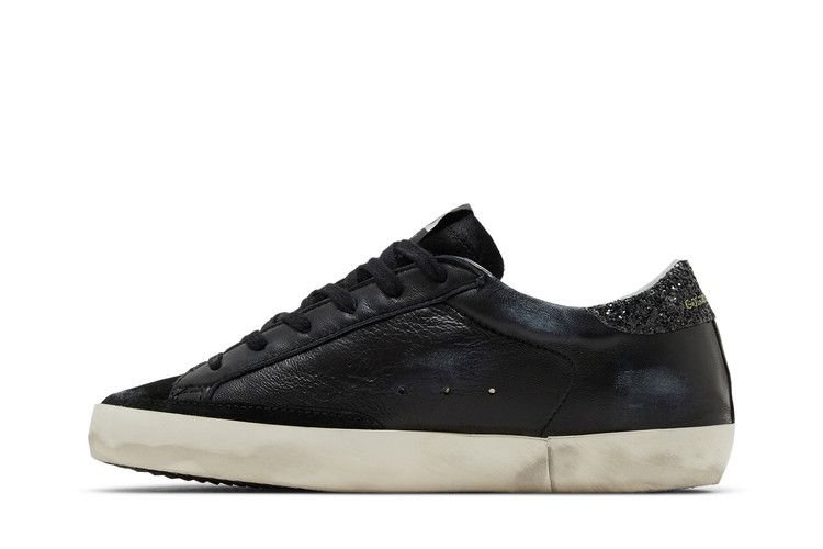 Golden Goose Wmns Superstar 'Black Glitter Heel'