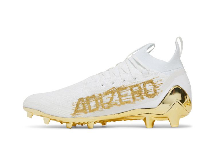 adidas Adizero Cleats Primeknit 'White Gold Metallic'