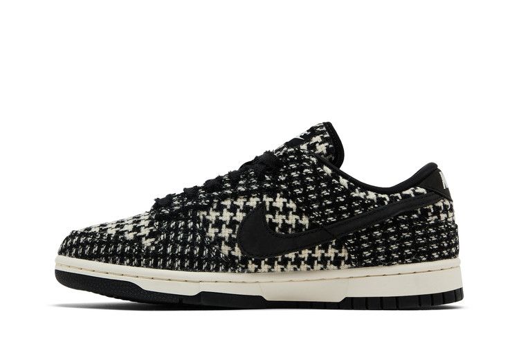 Harris Tweed x Nike Wmns Dunk Low 'Black Phantom'