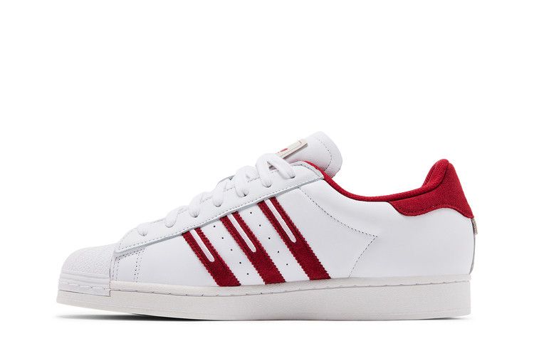 adidas Superstar 'Embroidered Red Stripes'