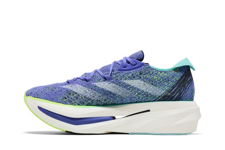 adidas Adizero Prime X 2.0 Strung 'Cobalt Blue Lucid Lemon'