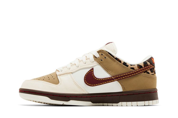 Nike Wmns Dunk Low 'Khaki Team Red'