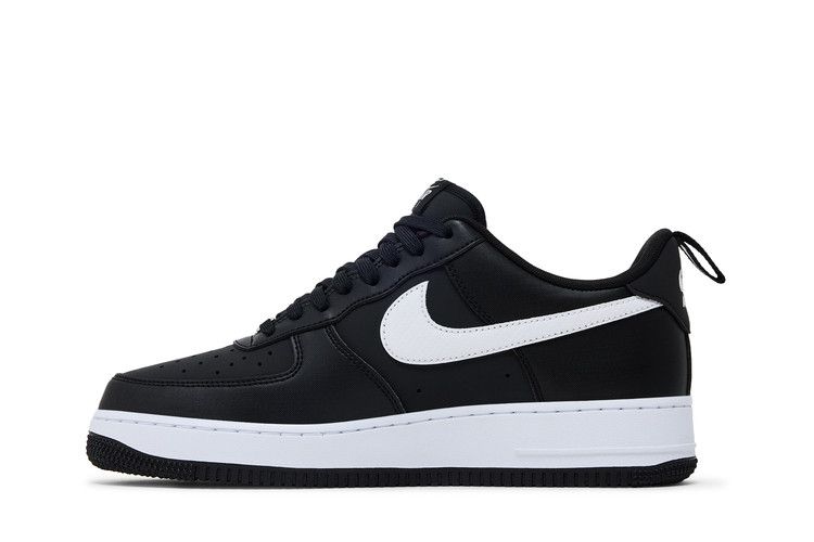 Nike Air Force 1 '07 Lv8 'Carbon Fiber Swoosh Black White'