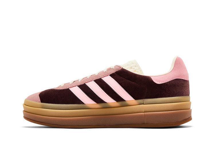 adidas Wmns Gazelle Bold 'Shadow Brown Glow Pink Velvet'