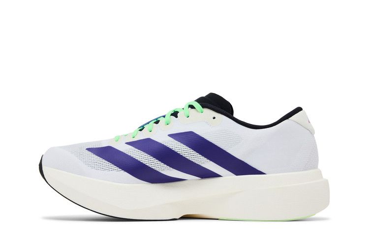 adidas Adizero Evo SL 'Footwear White Collegiate Purple Lime Burst'