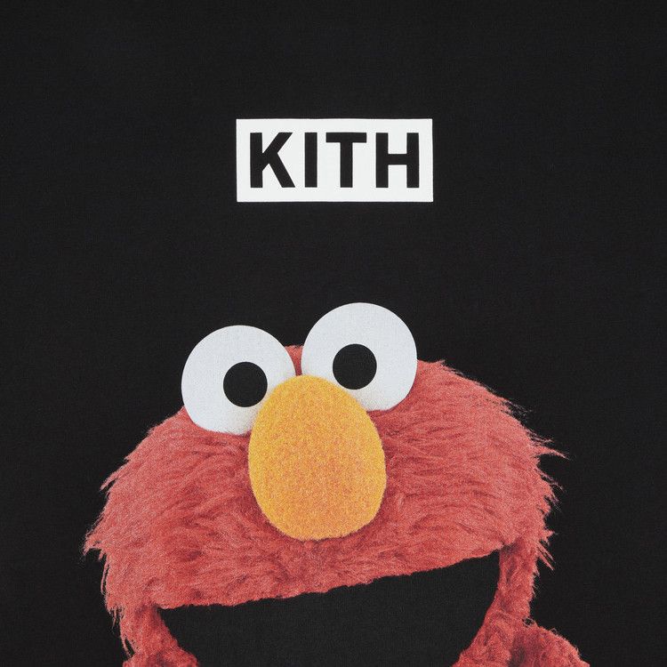 Kith x Sesame Street Elmo Tee 'Black'
