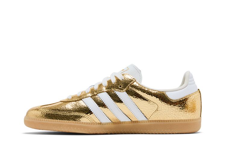 adidas Wmns Samba OG 'Cracked Metallic Pack - Gold'