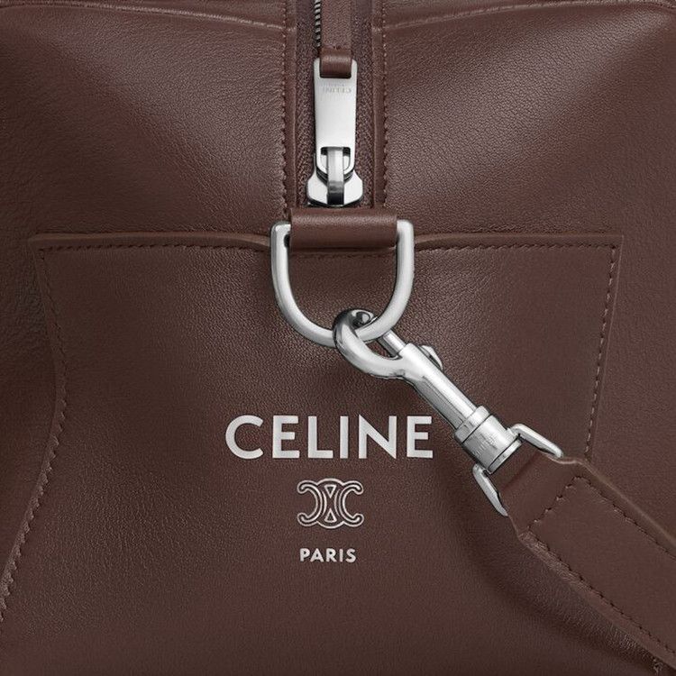 CELINE Crossbody Bag Take Away In Smooth Calfskin 'Chestnut'