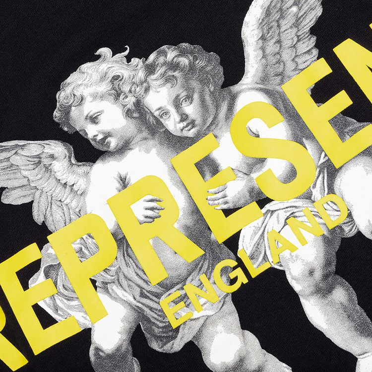 Represent Clo Legacy Cherubs T-Shirt 'Jet Black'