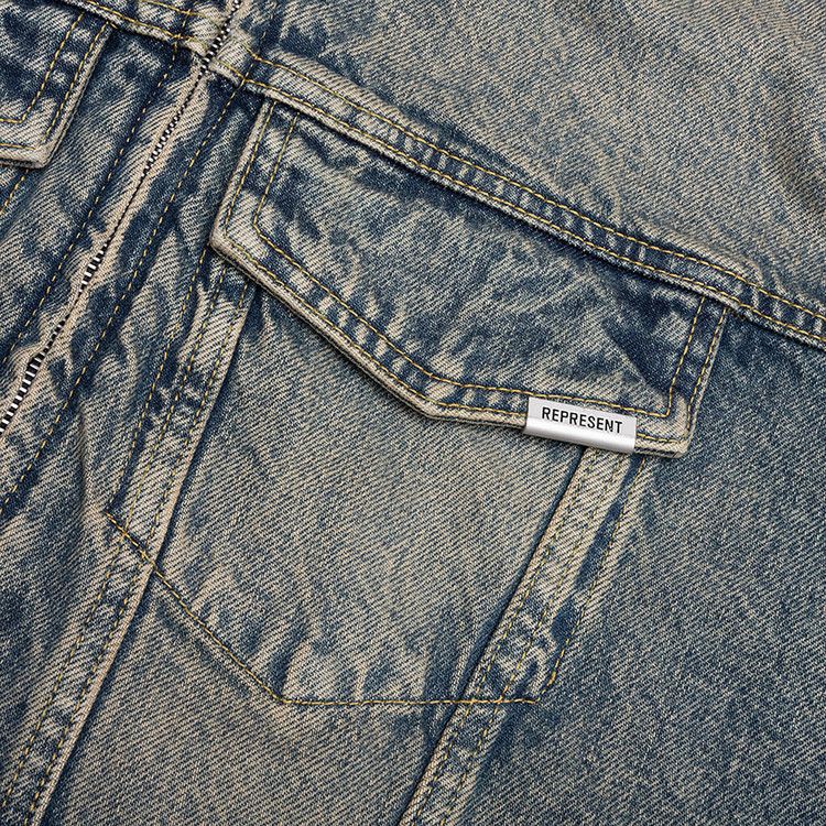 Represent Clo R4 Denim Jacket 'Blue Cream'