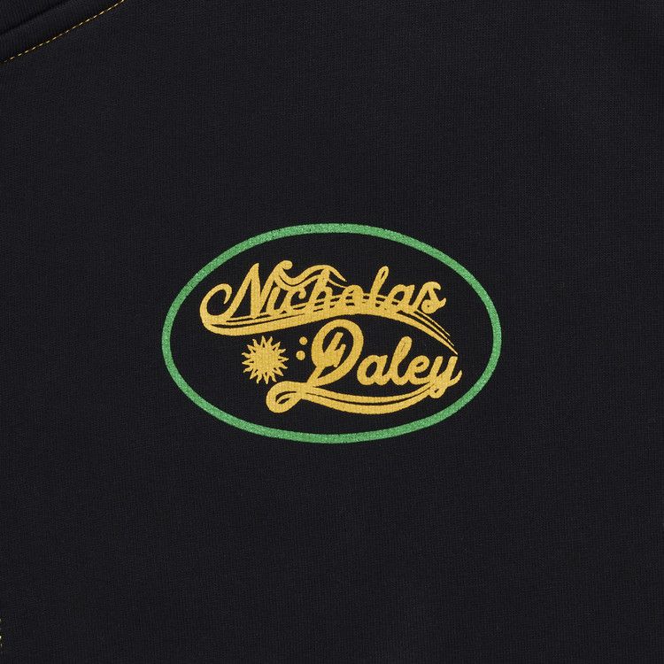 Nicholas Daley Roots Zip Up Hoodie 'Black'