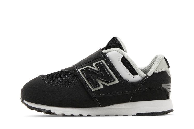 New Balance 574 New-B Hook & Loop Toddler Wide 'Black White'