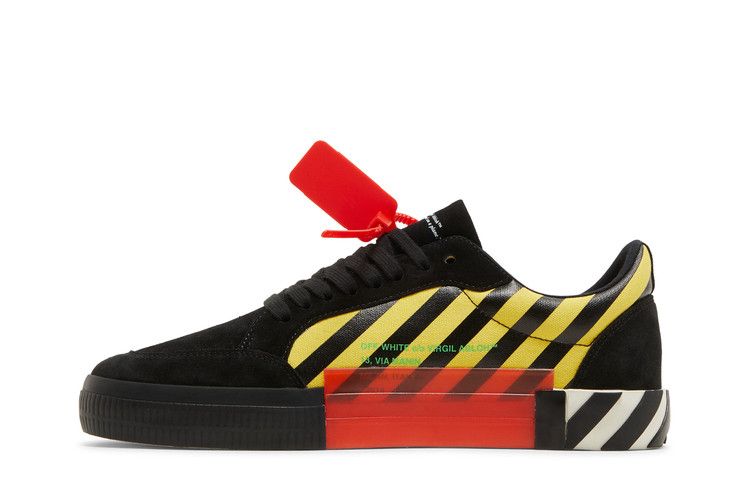 Off-White Vulc Low 'Black Yellow Green'