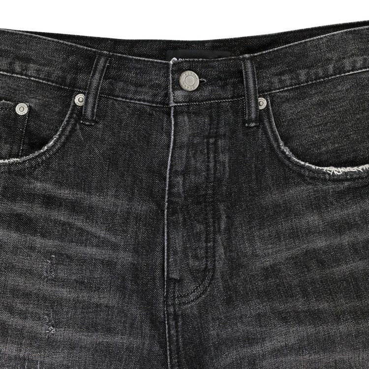 PURPLE BRAND Blowout Relaxed Shorts 'Black'