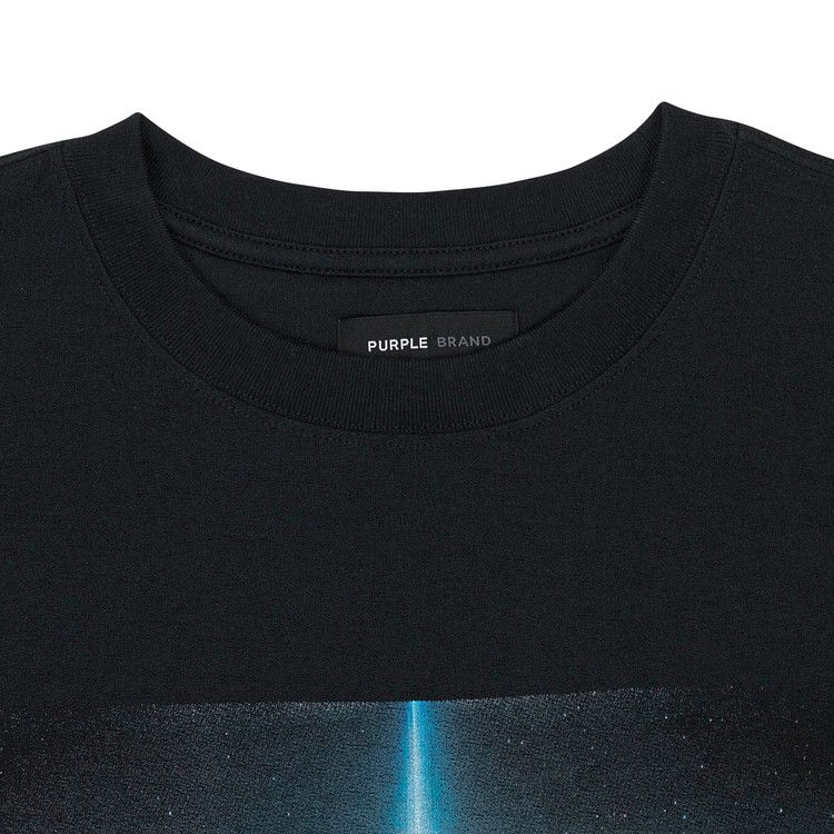 PURPLE BRAND Textured Jersey Tee 'Black'