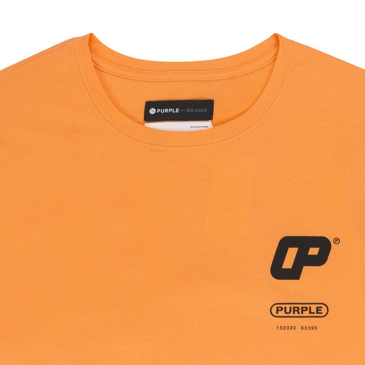 PURPLE BRAND Clean Jersey Short-Sleeve Tee 'Orange'